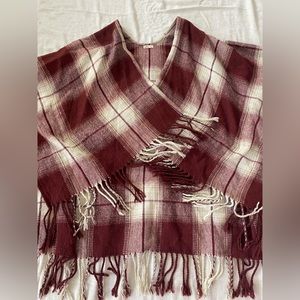 Hollister Flannel Poncho